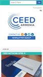 Mobile Screenshot of ceed-armenia.org